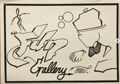 Card for a New Exhibition at Fun Gallery, New York