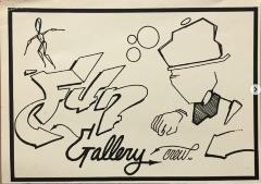 Card for a New Exhibition at Fun Gallery, New York