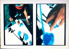 Card for Futura 2000 exhibition at Gallery B5, Monaco