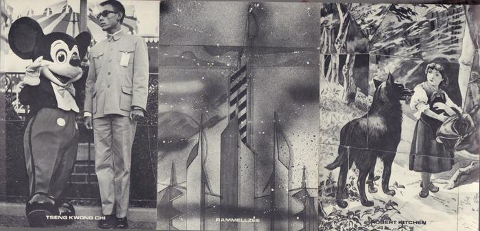 Card for Rammellzee Gothic Futurism, Ikonoklast Panzerism at Bonlow Gallery, New York