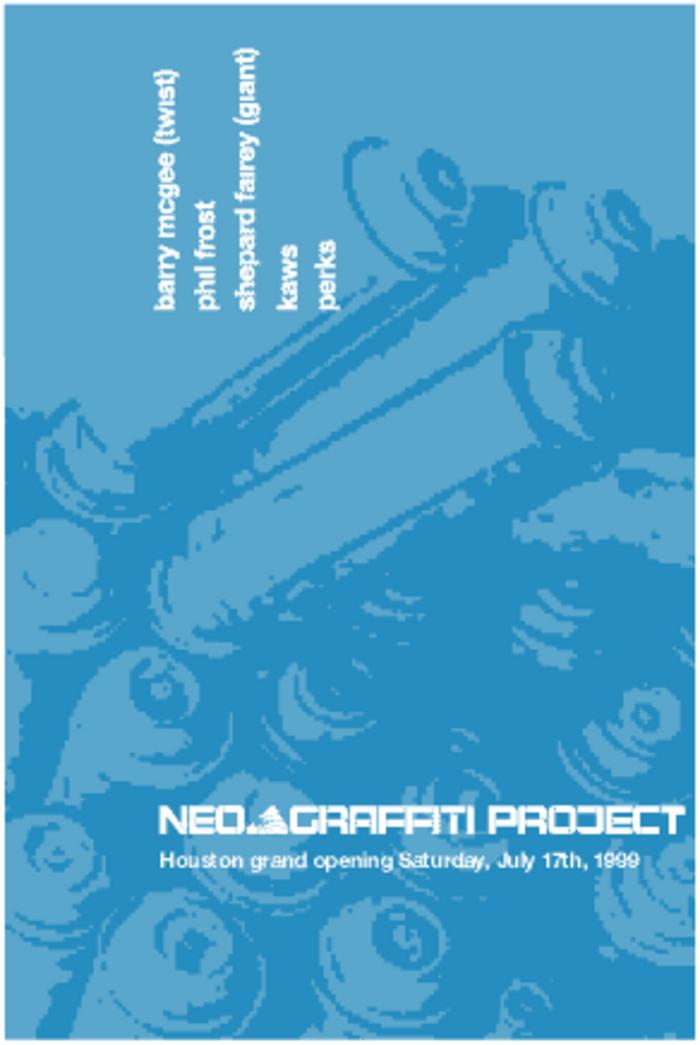 Flyer of the Tokion Magazine Neo-Graffiti Project