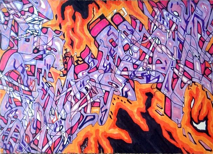 Card of The Reeducation of Sharpy Butterz at Galerie Speerstra, Paris