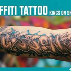 Graffiti Tattoo Kings on skin